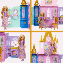 Disney Princess Rapunzel kasteel en modepop speelset productafbeelding 3