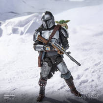 Star Wars The Black Series actiefiguur The Mandalorian & Grogu productafbeelding 3