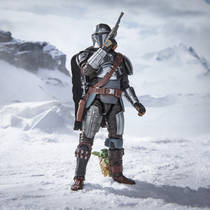 Star Wars The Black Series actiefiguur The Mandalorian & Grogu productafbeelding 4