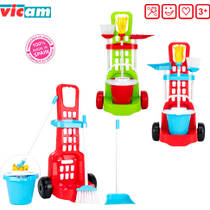 Schoonmaaktrolley met accessoires productafbeelding 3