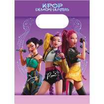 KPop Demon Hunters uitdeelzakjes papier 4-delig