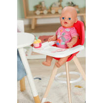 BABY born hoge kinderstoel - rood productafbeelding 2