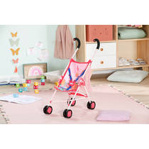 BABY born roze wandelwagen met tas productafbeelding 4