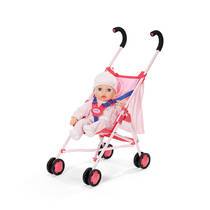 BABY born roze wandelwagen met tas productafbeelding 2