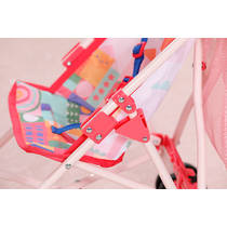 BABY born roze wandelwagen met tas productafbeelding 7