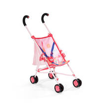 BABY born roze wandelwagen met tas productafbeelding 6
