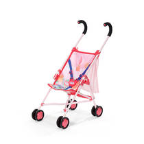 BABY born roze wandelwagen met tas productafbeelding 9