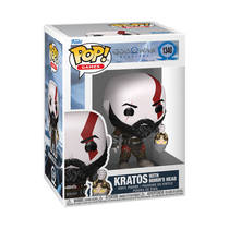 Funko Pop! figuur God of War Ragnarök Kratos with Mimir's Head productafbeelding 2