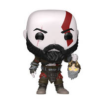Funko Pop! figuur God of War Ragnarök Kratos with Mimir's Head hoofdafbeelding product