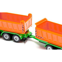 Siku vrachtwagen met kiepbak en kipperaanhanger 1685 productafbeelding 5