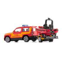 Siku Land Rover Defender met boot 1608 productafbeelding 3