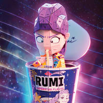 4D Build: KPop Demon Hunters 3D-puzzel Rumi-kommetje met ramyeon productafbeelding 4