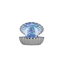 LED glitter lamp schelp productafbeelding 3