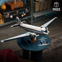 LEGO Icons Douglas DC-3 Pan Am passagiersvliegtuig 11378 productafbeelding 2