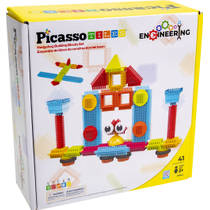 PicassoTiles Hedgehog bouwblokken set 41-delig productafbeelding 7