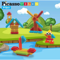 PicassoTiles Hedgehog bouwblokken set 41-delig productafbeelding 8