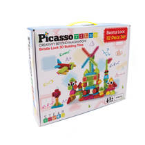 Picasso Tiles Hedgehog bouwblokken set 112-delig hoofdafbeelding product