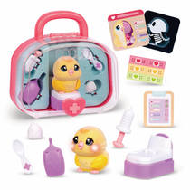 Little Live Pets Ouchies interactief kuikentje Chirpy dierenarts speelset productafbeelding 3