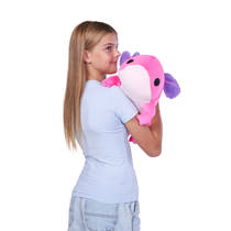 Hug-A-Lumps axolotl knuffel Ally - 60 cm productafbeelding 3