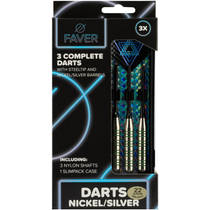Faver dartset met opbergdoosje productafbeelding 3