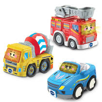 VTech Toet Toet Auto's trio-pack Collin Cabrio + Sepp Cementwagen + Bram Brandweer