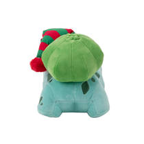 Pokémon pluchen knuffel Bulbasaur met kerstmuts - 20 cm productafbeelding 5