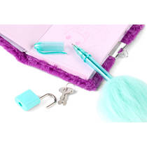 Gabby's Poppenhuis dagboekje met slot en fluffy pen productafbeelding 3