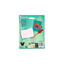 Disney Stitch pluchen dagboekje met slot en fluffy pen productafbeelding 2