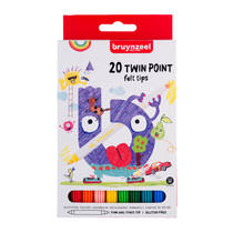 Bruynzeel Kids Twin Point viltstiften 20-delig hoofdafbeelding product