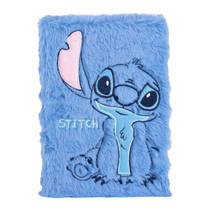 Disney Stitch pluchen notitieboek - blauw