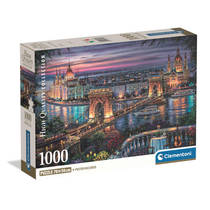 Clementoni puzzel lichten van de Donau - 1000 stukjes