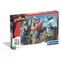 Clementoni Spider-Man Super Color puzzel - 104 stukjes