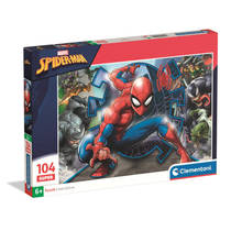 Clementoni Spider-Man puzzel super Spider-Man - 104 stukjes hoofdafbeelding product