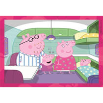 Clementoni Peppa Pig 4-in-1 Super Color puzzelset - 12 + 16 + 20 + 24 stukjes productafbeelding 4
