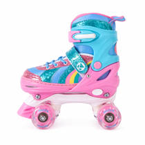 Move Quad Rainbow rolschaatsen - maat 30-33 productafbeelding 2