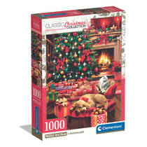 Clementoni puzzel Christmas By The Fire - 1000 stukjes