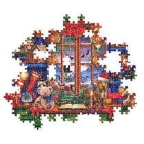 Clementoni puzzel Ye Old Christmas Shoppe - 1000 stukjes productafbeelding 4
