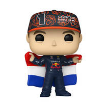 Funko Pop! figuur Oracle Red Bull Racing Max Verstappen met vlag hoofdafbeelding product