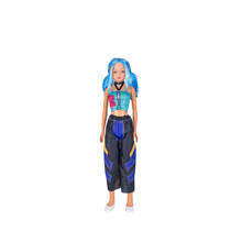 María Fantasy pop met blauw haar - 105 cm productafbeelding 2
