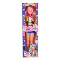 María Fantasy pop met roze haar - 105 cm productafbeelding 3