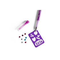 Create it! geurende tattoo pen met diamantje productafbeelding 6