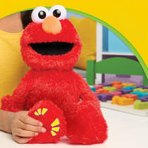 Just Play Sesamstraat Kietel Mij Elmo knuffel productafbeelding 5
