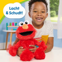 Just Play Sesamstraat Kietel Mij Elmo knuffel productafbeelding 6