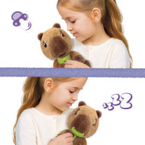 Baby Paws Capibara interactieve pluchen knuffel productafbeelding 3