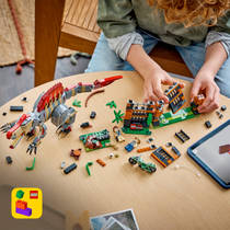 LEGO Jurassic World Spinosaurus ontsnapping 77982 productafbeelding 3