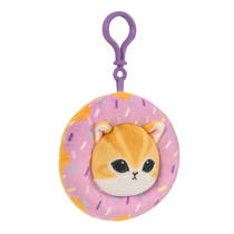 Mofusand pluchen clip donut blind bag - 10 cm productafbeelding 4