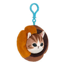 Mofusand pluchen clip donut blind bag - 10 cm productafbeelding 6