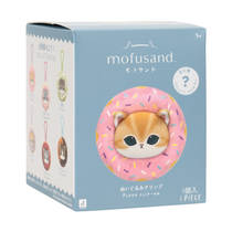 Mofusand pluchen clip donut blind bag - 10 cm productafbeelding 2