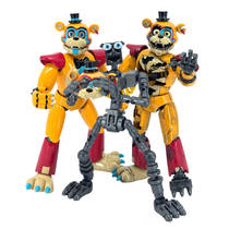 Five Nights at Freddy's Endo Series actiefiguur Glamrock Freddy & Shattered Glamrock Freddy productafbeelding 3