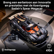 LEGO Technic Koenigsegg Saidair's Spear megacar 42232 productafbeelding 2